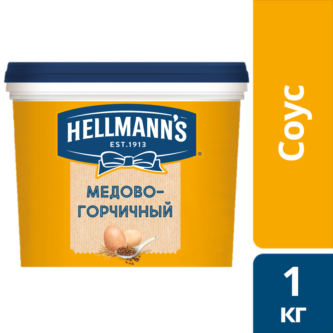 HELLMANN'S Соус Медово-горчичный (1кг) - Unilever Food Solution. Новая линейка соусов Hellmann's